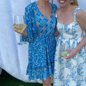 Sea Lustre Blue Mini Dress - Size M/L